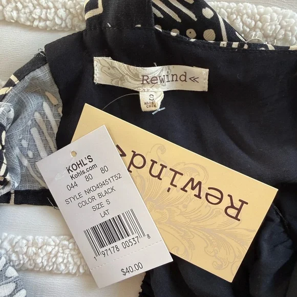 Rewind Pattern Dress - Picture 3 of 3